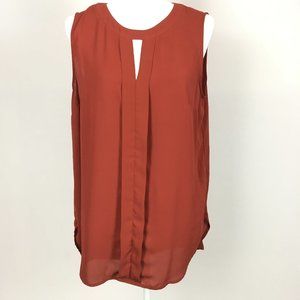 Vince Camuto Sleeveless Blouse  Keyhole Sienna